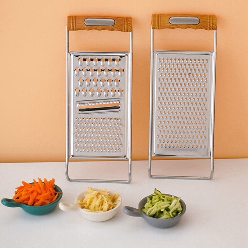 Rozsdamentes acél kézi reszelő többcélú konyhai ételreszelő sajtokhoz Csokoládé Vaj Gyümölcs Zöldség