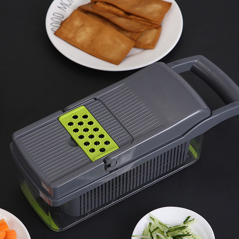 Gyümölcs- és zöldségeszközök Többfunkciós konyhai kütyük Saláta Gyümölcshámozó Retekreszelő Ételvágó Zöldségszeletelő