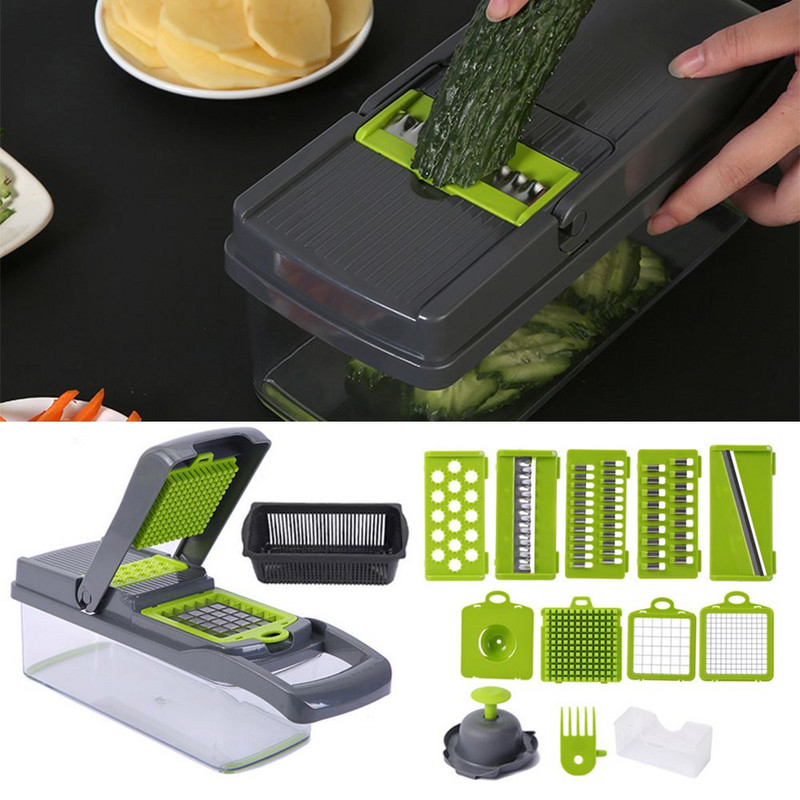 Konyhai eszközök Gyümölcs- és zöldségeszközök Többfunkciós retekreszelő Zöldségszeletelő saláta gyümölcshámozó ételvágó