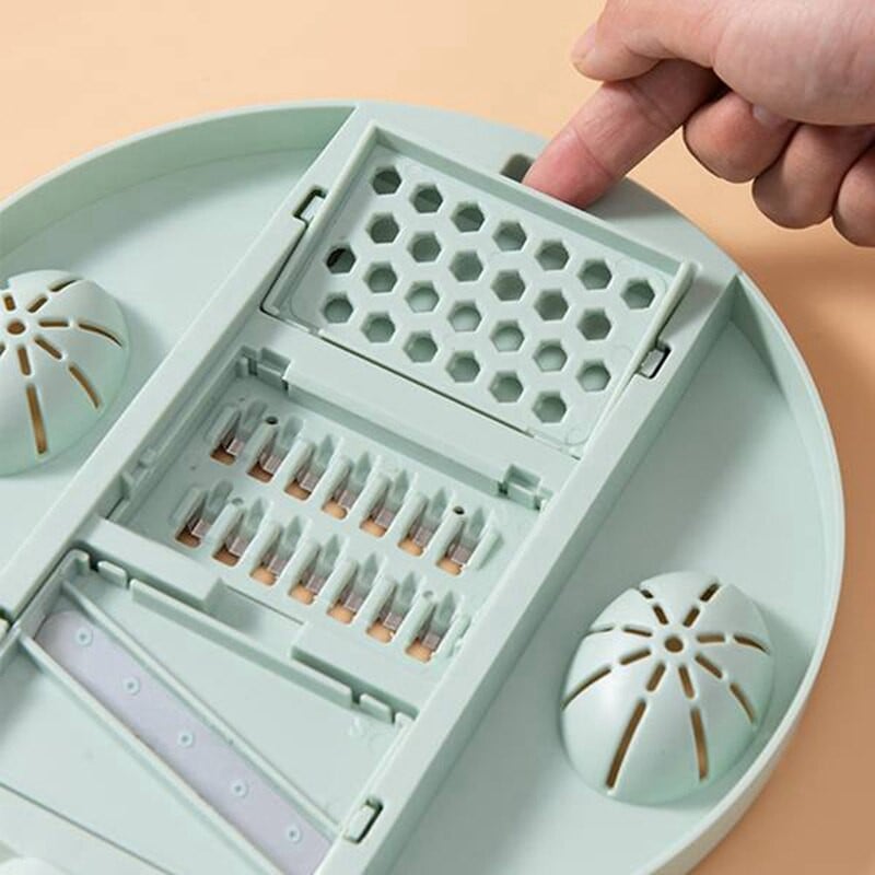 6 az 1-ben többfunkciós zöldségvágó citromszeletelő konyhai aprító reszelő szeletelő reszelő