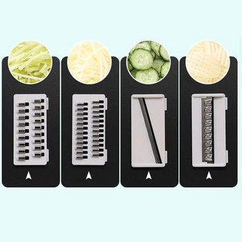 New Style Manual Vegetable Cutter Multi-Function Mandoline Slicer Fruit Drain Basket Carrot Cheese Triter Αξεσουάρ κουζίνας