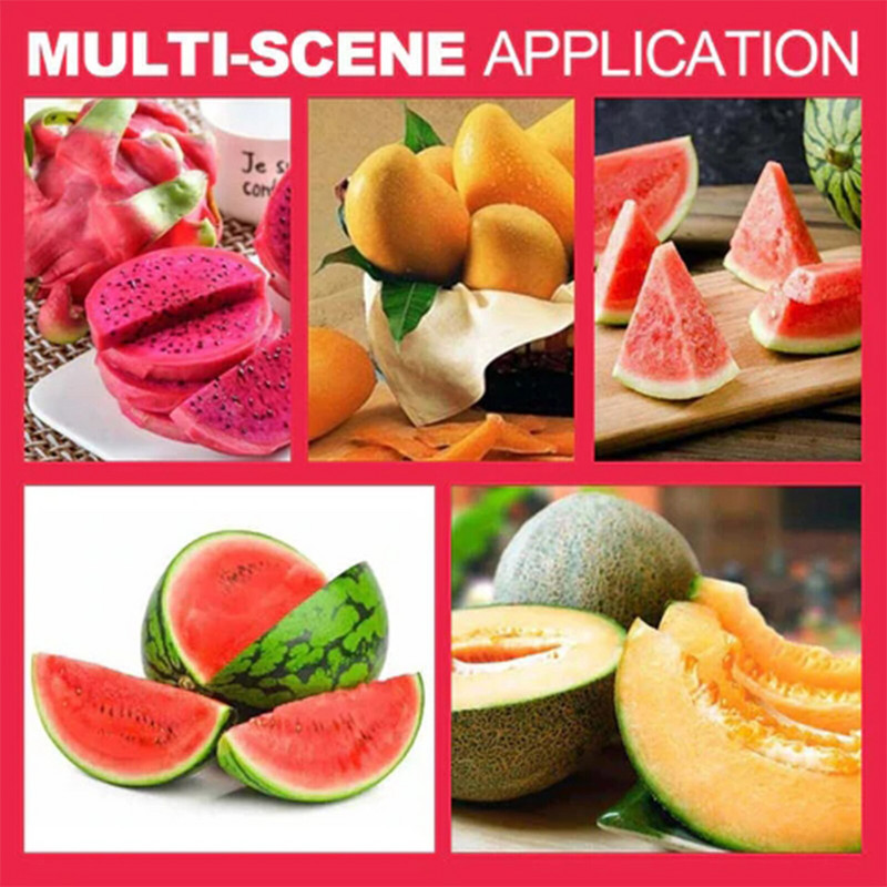 3 az 1-ben rozsdamentes acél kézi görögdinnye vágó szeletelő gyümölcsgolyó kanál villa praktikus konyhai kellékek