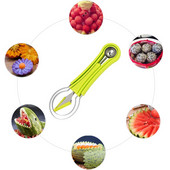 3 az 1-ben görögdinnyevágó gyümölcsásó labdafaragó készlet pépleválasztó Új edények konyhai és háztartási eszközök gyerekeknek