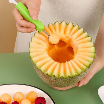 Σετ Melon Baller 1 Convenient 3 σε 1 Compact Fruit Cutter Digging Melon Baller Kitchen Gadget