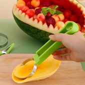 Fruit Dig Pulp 1 készlet, praktikus 3 az 1-ben Könnyen használható Gyümölcsvágó dinnye ásó Konyhai eszköz