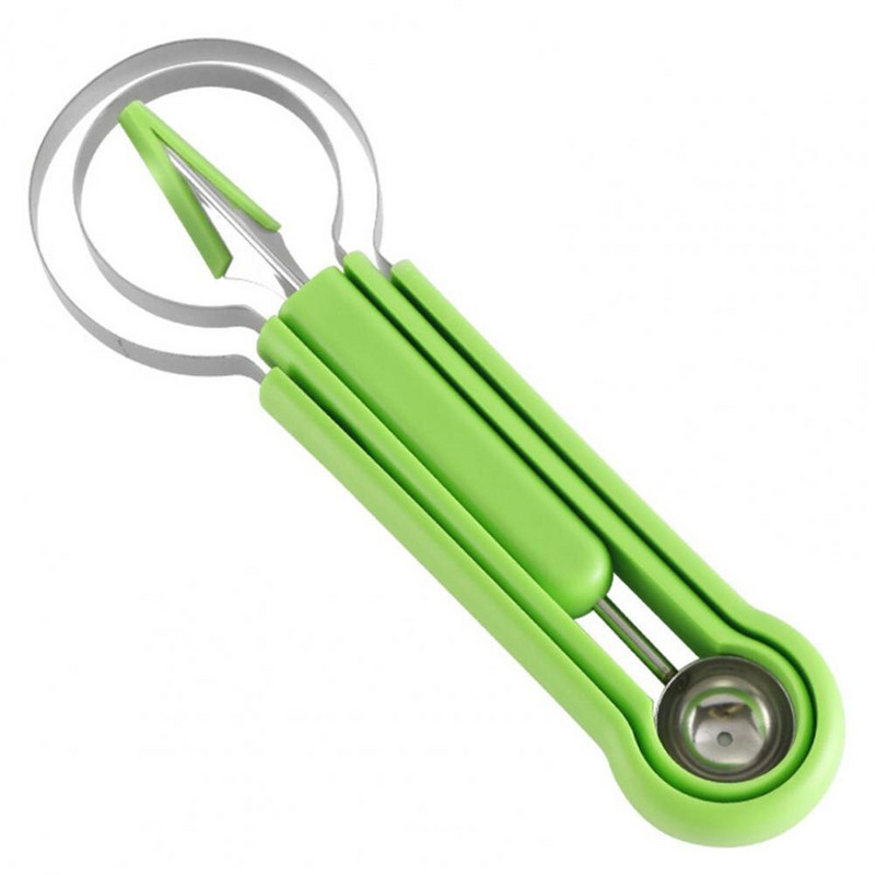 Fruit Dig Pulp 1 készlet, praktikus 3 az 1-ben Könnyen használható Gyümölcsvágó dinnye ásó Konyhai eszköz