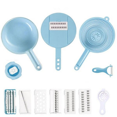 12 v 1 multifunkčný krájač z nehrdzavejúcej ocele, krájač zeleniny, ovocia a mrkvy, strúhadlo na zemiaky, praktický kuchynský gadget, nový