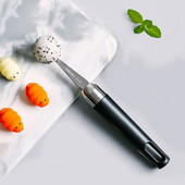 Gyümölcslabda gombóc rozsdamentes acél dinnye kanál fagylalt szorbet Kerek formájú konyhai főzőkütyük Kiegészítők