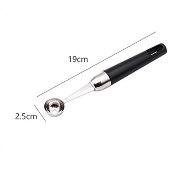 Gyümölcslabda gombóc rozsdamentes acél dinnye kanál fagylalt szorbet Kerek formájú konyhai főzőkütyük Kiegészítők