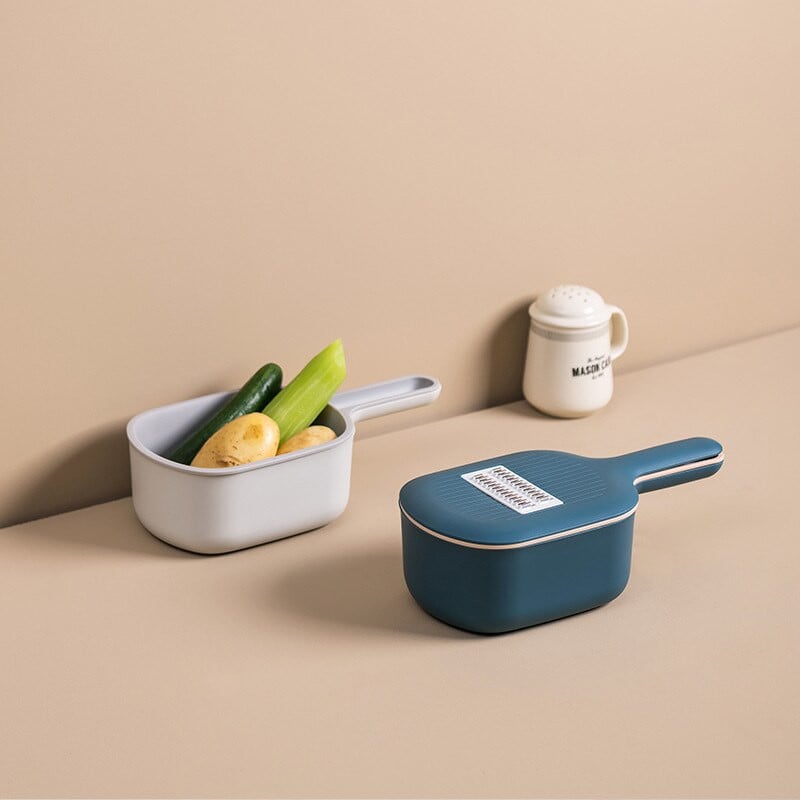 Többfunkciós zöldségszeletelő lefolyó kosárral Burgonya sárgarépa Hagymareszelő szűrővel Konyhai kiegészítők Eszközök