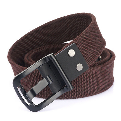 Drobinis vyriškas diržas su metaline sagtimi