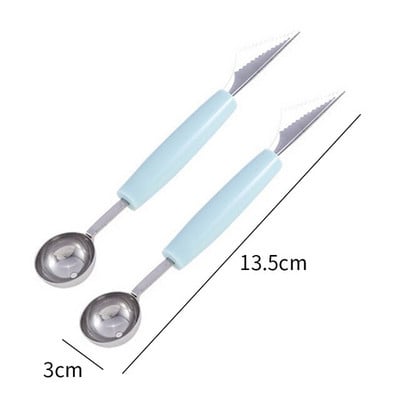 1db gombóc rozsdamentes acél görögdinnye dinnye fagylalt kanál konyhai kellékek