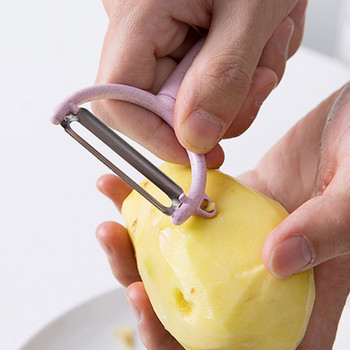 Шредер за плодове Кухненски инструмент за рязане Вегетарианска резачка Ръчна резачка за картофи с контейнер с голям капацитет 12-в-1 Мултифункционален