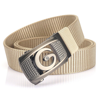 Férfi öv téglalap alakú fém csattal