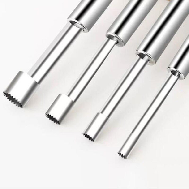 Obuolių kriaušių sėklų šalinimo pjaustytuvas Virtuvės prietaisai nerūdijančio plieno daržovių įrankis obuoliai datulės šerdelės Susukti vaisiaus šerdį pašalinti kauliuką