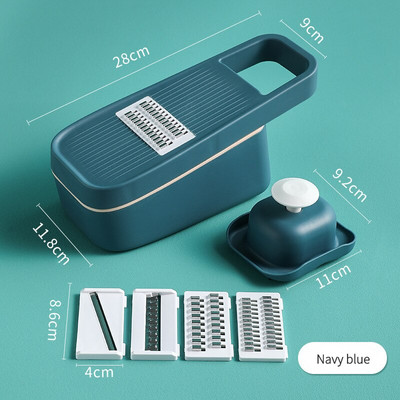 Többfunkciós aprító Zöldségvágó Gyümölcs- és Zöldségszeletelő Reszelő Kényelmes burgonyavágó konyhai kellékek