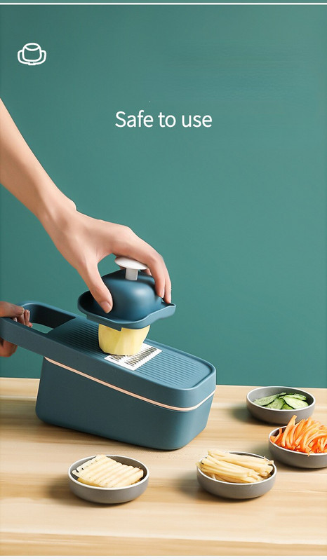 Többfunkciós aprító Zöldségvágó Gyümölcs- és Zöldségszeletelő Reszelő Kényelmes burgonyavágó konyhai kellékek