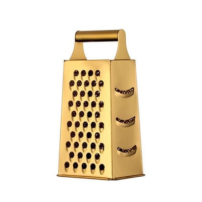 Veľký 4-stranný hoblík z nehrdzavejúcej ocele, hoblík na zeleninu, krájač na šupky, ovocie, zázvor, cesnak, strúhadlo, kuchynské príslušenstvo