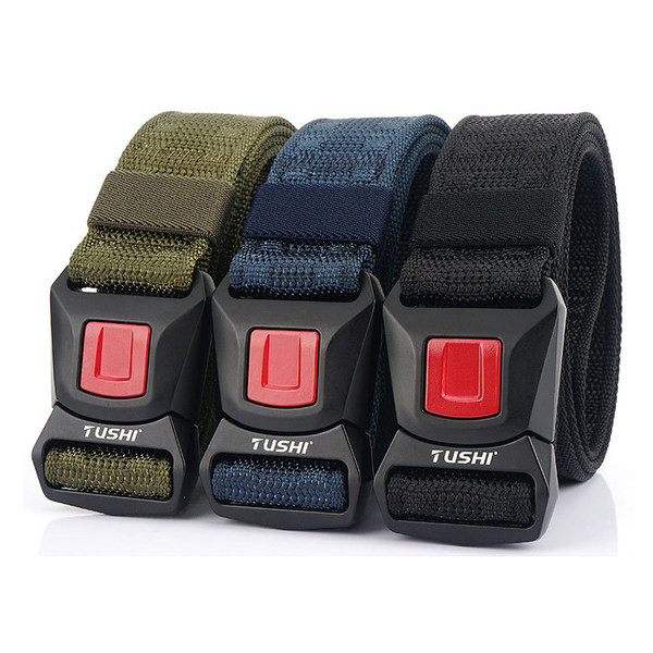 Curea de pânză cu cataramă pentru bărbați - mai multe culori