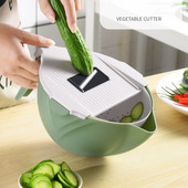 Zöldségvágó Gyümölcslefolyó kosár Burgonyaszeletelő Reszelő Konyha Háztartási Multifunkciós Zöldség aprító