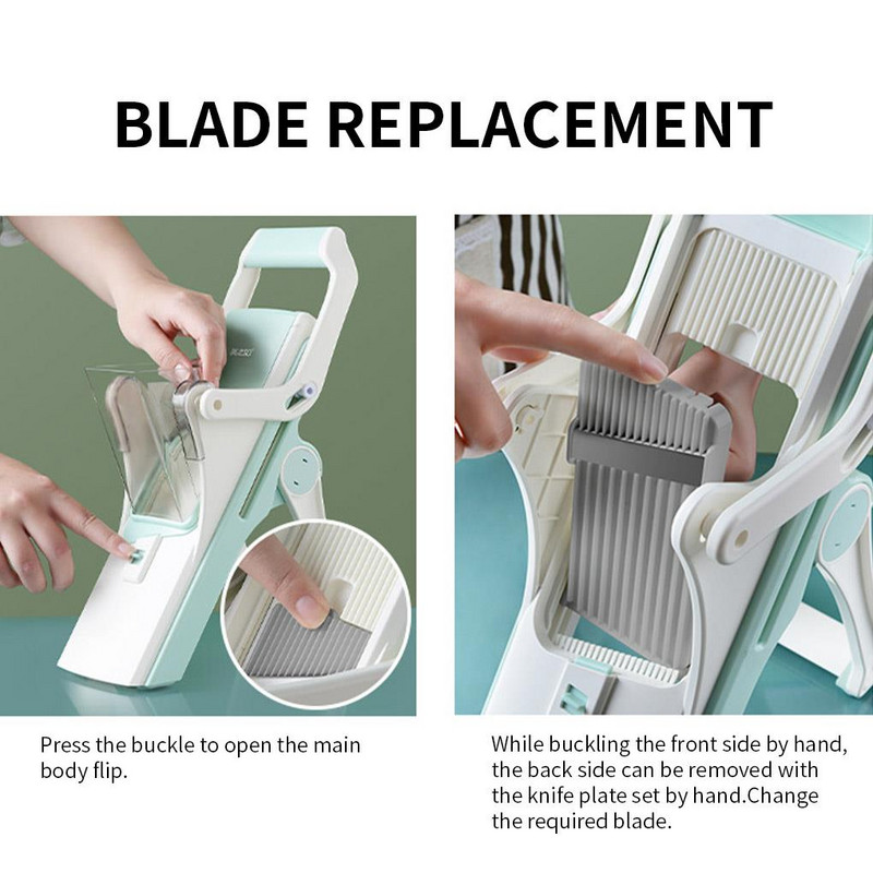 Mandoline Slicers Konyhai Kiegészítők, EGYSZER. Élelmiszer-aprító, vágó zöldségszeletelő