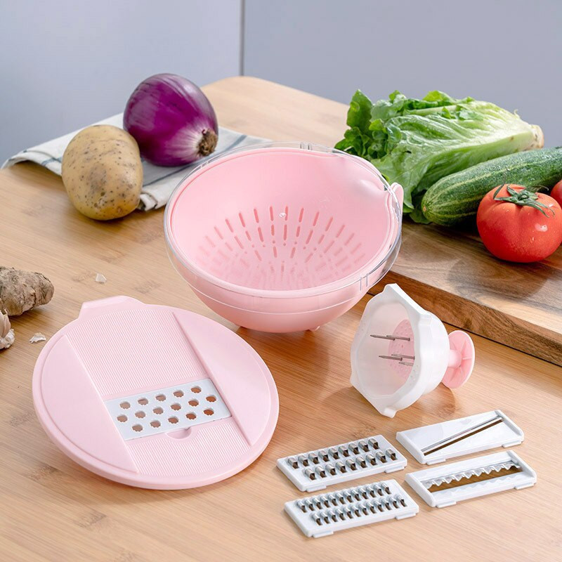 8 az 1-ben zöldség-gyümölcs szeletelő burgonya hámozó vágókészlet sárgarépa hagyma reszelő szűrővel lefolyó kosár reszelő aprító konyhai eszköz