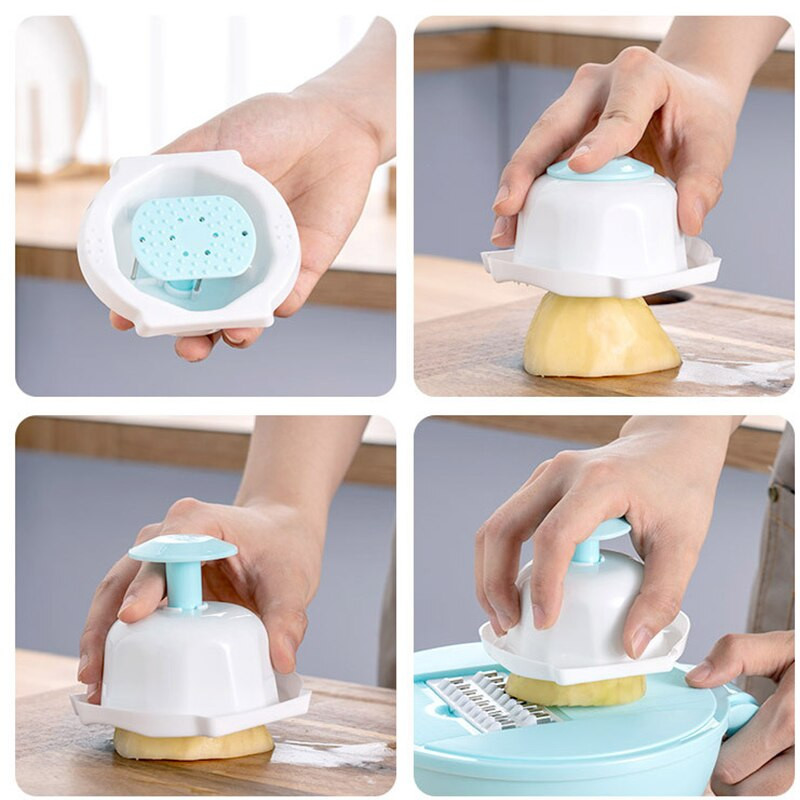 8 az 1-ben zöldség-gyümölcs szeletelő burgonya hámozó vágókészlet sárgarépa hagyma reszelő szűrővel lefolyó kosár reszelő aprító konyhai eszköz