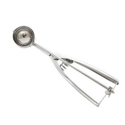 Linguriță pentru înghețată 4,5,6 cm, din oțel inoxidabil, cu declanșator, lingură pentru prăjituri, unelte de gătit congelate, instrument pentru decorarea înghețatei