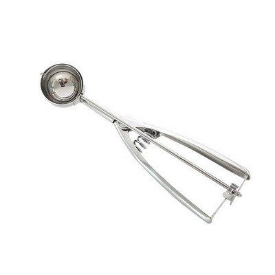 Linguriță pentru înghețată 4,5,6 cm, din oțel inoxidabil, cu declanșator, lingură pentru prăjituri, unelte de gătit congelate, instrument pentru decorarea înghețatei