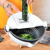 Zöldség szeletelő burgonya hámozó sárgarépa hagyma reszelő kézi konyhai gyümölcs zöldség vágó többfunkciós szeletelő lefolyó kosár