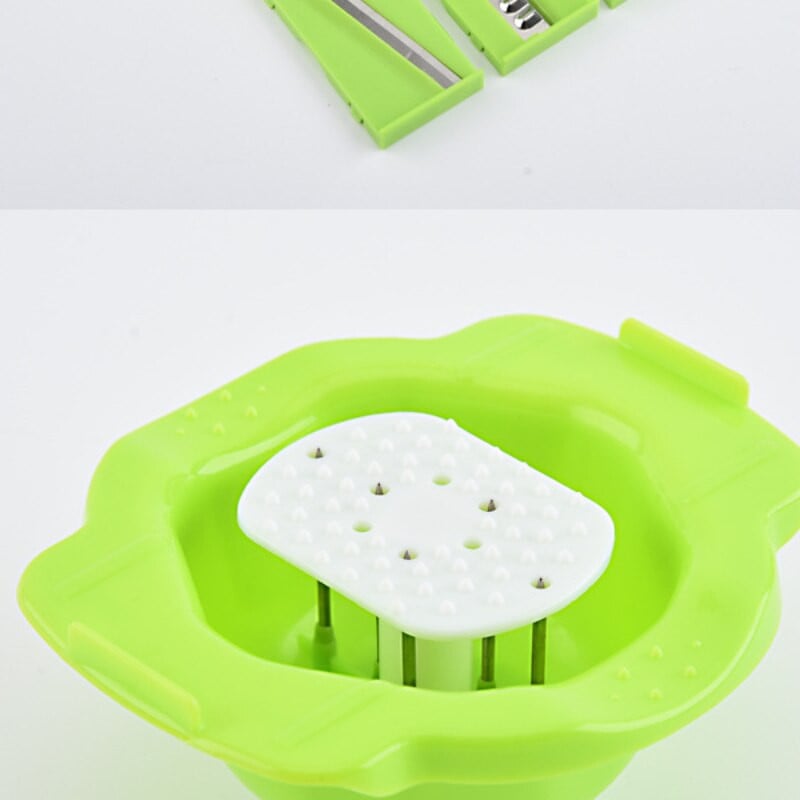 Zöldség aprító Többfunkciós élelmiszer aprító Hagyma aprító Zöldségszeletelő Kockavágó Vega aprító