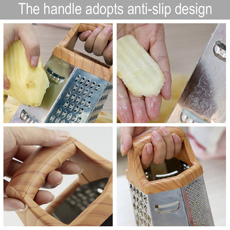 Šešiapusės trintuvės Rankinė daržovių spiralinė pjaustyklė Smulkintuvas Sūrio trintuvas Virtuvės įrankiai Nerūdijančio plieno obliavimo staklės