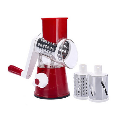 Kézi működtetésű zöldségvágó többfunkciós kézi működtetésű dobos zöldségvágó háztartási konyhai aprító reszelő