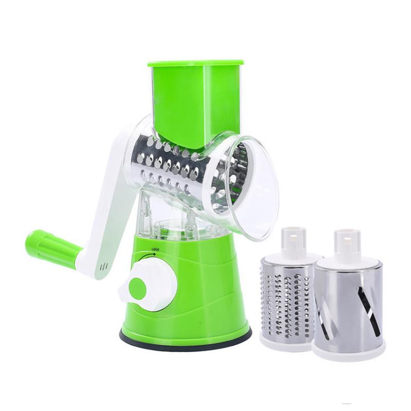 Kézi működtetésű zöldségvágó többfunkciós kézi működtetésű dobos zöldségvágó háztartási konyhai aprító reszelő