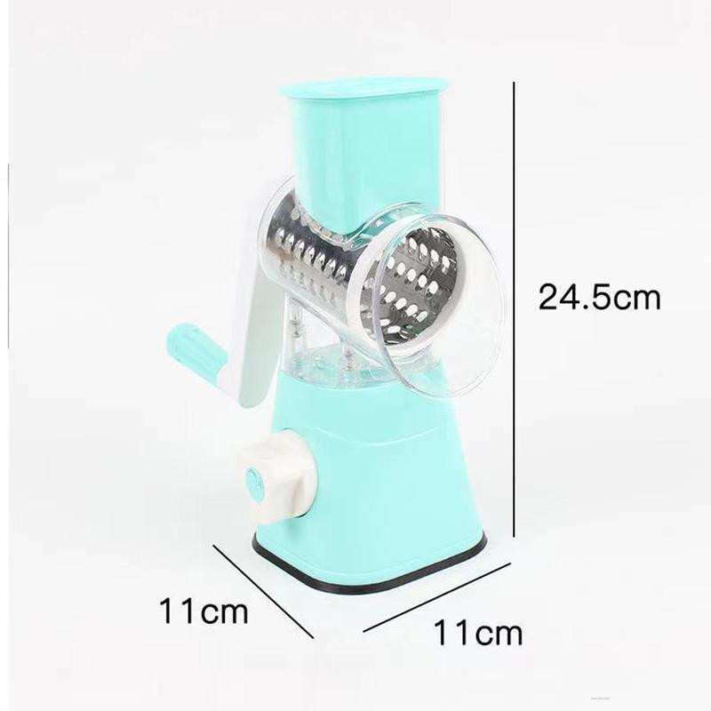 Kézi működtetésű zöldségvágó többfunkciós kézi működtetésű dobos zöldségvágó háztartási konyhai aprító reszelő