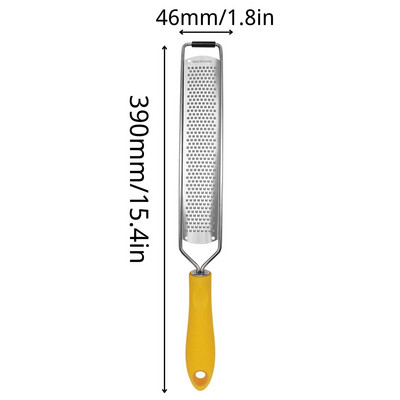 Rozsdamentes acél zöldség-gyümölcsreszelő csokoládé citromhéj gyümölcshámozó kézi sajtreszelő konyhai kiegészítő