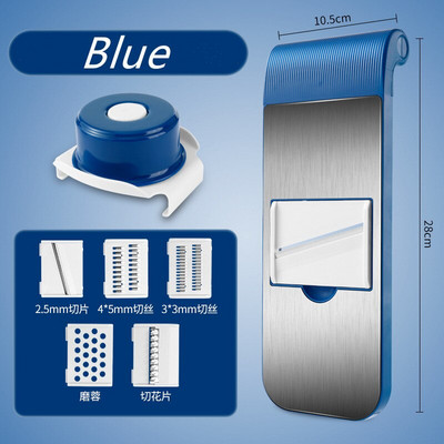 Többfunkciós zöldségvágó állítható reszelő aprító műtárgy konyhai szeletelő műtárgy kézi reszelő konyhai eszköz