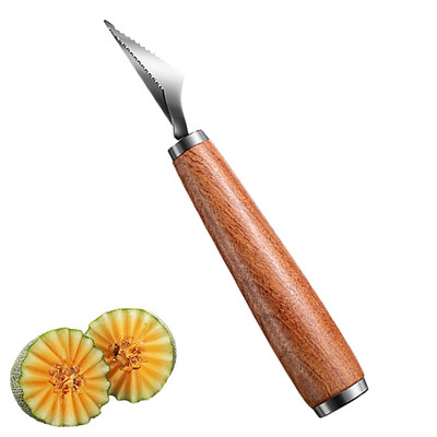 Melon Baller rozsdamentes acélból készült dinnyegolyózó kerek ovális vagy hernyó alakú gyümölcsgolyós kanál készítéséhez kényelmes