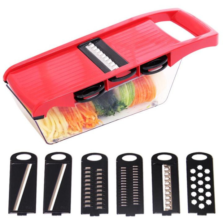 Zöldség-gyümölcsvágó Konyhai tartozékok Multifunkciós szeletelő Burgonyahámozó Sárgarépa-sajtreszelő Zöldségszeletelő