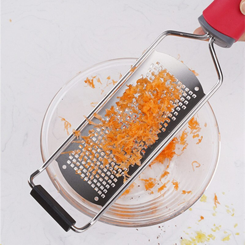 Rozsdamentes acél sajtreszelő szeletelő citromhéj Csokoládé aprító Gyümölcshámozó Gyaluvágó Konyhai eszközök Kiegészítők