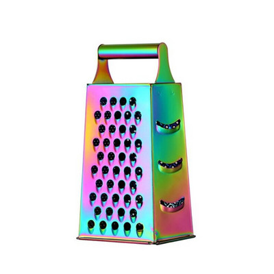 Nagy 4 oldalas gyalu rozsdamentes acél gyalu Zöldségvágó Hámvágó Gyümölcs Gyömbér Fokhagyma Reszelő Főző Konyhai Kiegészítők