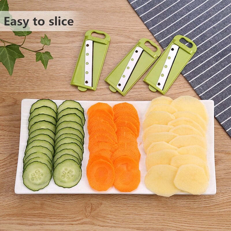 Többfunkciós zöldségvágó Gyümölcsszeletelő Reszelő Aprítógép Vízelvezető kosár 8 az 1-ben Kütyük burgonya aprító konyhai kiegészítők