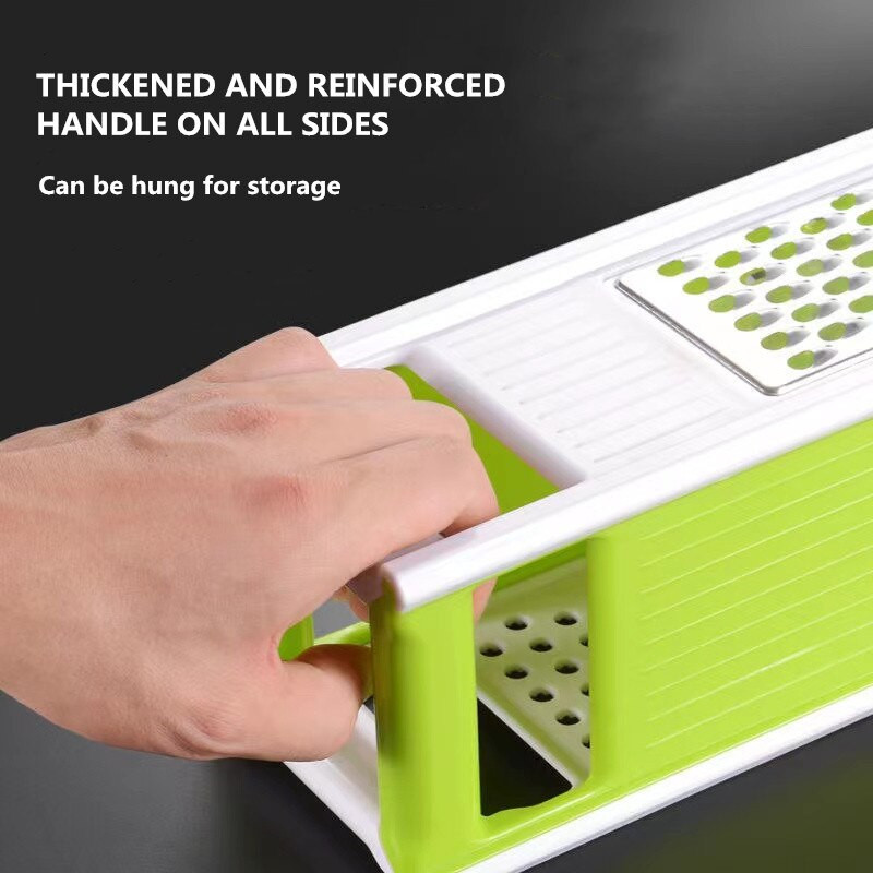 Zöldségvágó Műtárgy Konyhai Kiegészítők Sárgarépa minden oldalról felaprítva, kézsérülés nélkül Multifunkcionális szeletelő