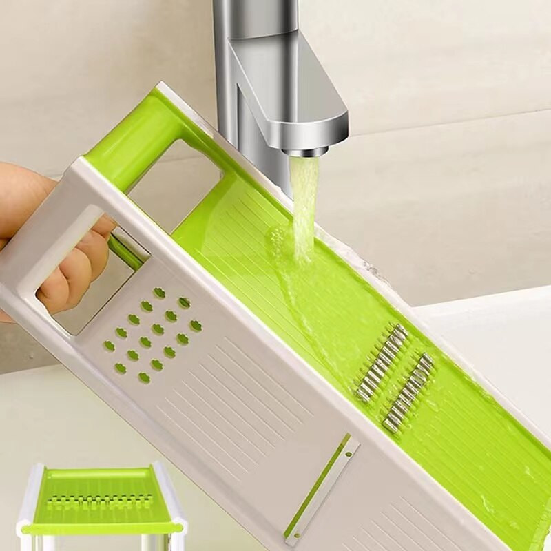 Zöldségvágó Műtárgy Konyhai Kiegészítők Sárgarépa minden oldalról felaprítva, kézsérülés nélkül Multifunkcionális szeletelő