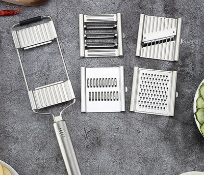 Többcélú zöldségszeletelő rozsdamentes acél reszelő aprítógépek burgonyahámozó sárgarépareszelő konyhai kiegészítők kütyük