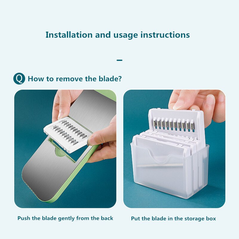 Zöldségvágó Multifunkcionális burgonyaszeletelő Műtárgy háztartási konyhai burgonyaszeletelő reszelő aprító kaparó aprító