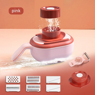 Zöldségvágó Többfunkciós Szeletelő Gyümölcs burgonya hámozó Sárgarépa sajt reszelő lefolyó kosárral Konyhai Kiegészítők Kütyük