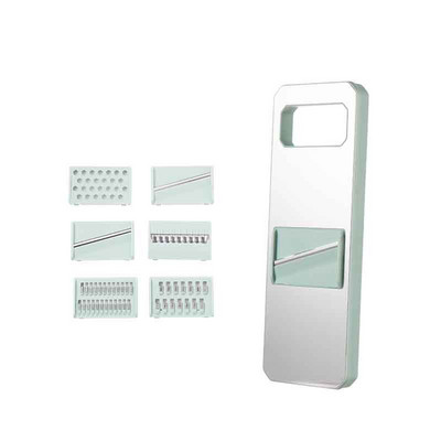 Új multifunkcionális zöldségvágó háztartási konyhai tartozékok Reszelő Rozsdamentes acél szeletelő és aprító műtárgyreszelő