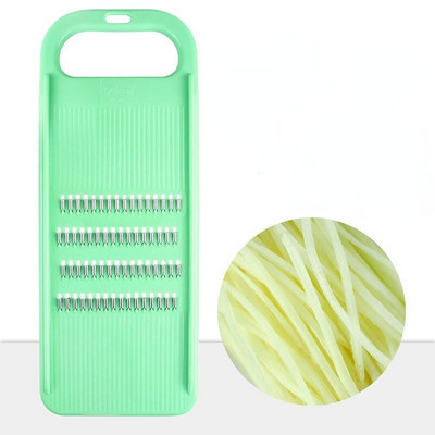 Kiváló minőségű zöldség aprító konyhai eszköz Zöldség gyümölcs szeletelő kézi zöldségvágó Professzionális reszelő pengékkel B