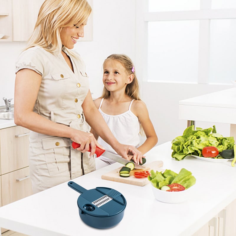 Többfunkciós zöldségvágó kézi zöldségszeletelő tojásfehérje szűrő Zöldség aprító sárgarépa burgonya reszelő